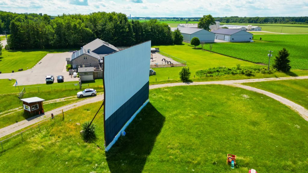 Aerial View of Commercial Land for Sale Near Highway 401